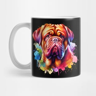Watercolor Dogue De Bordeaux Mug